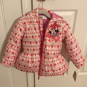 Girls Minnie Mouse winter coat